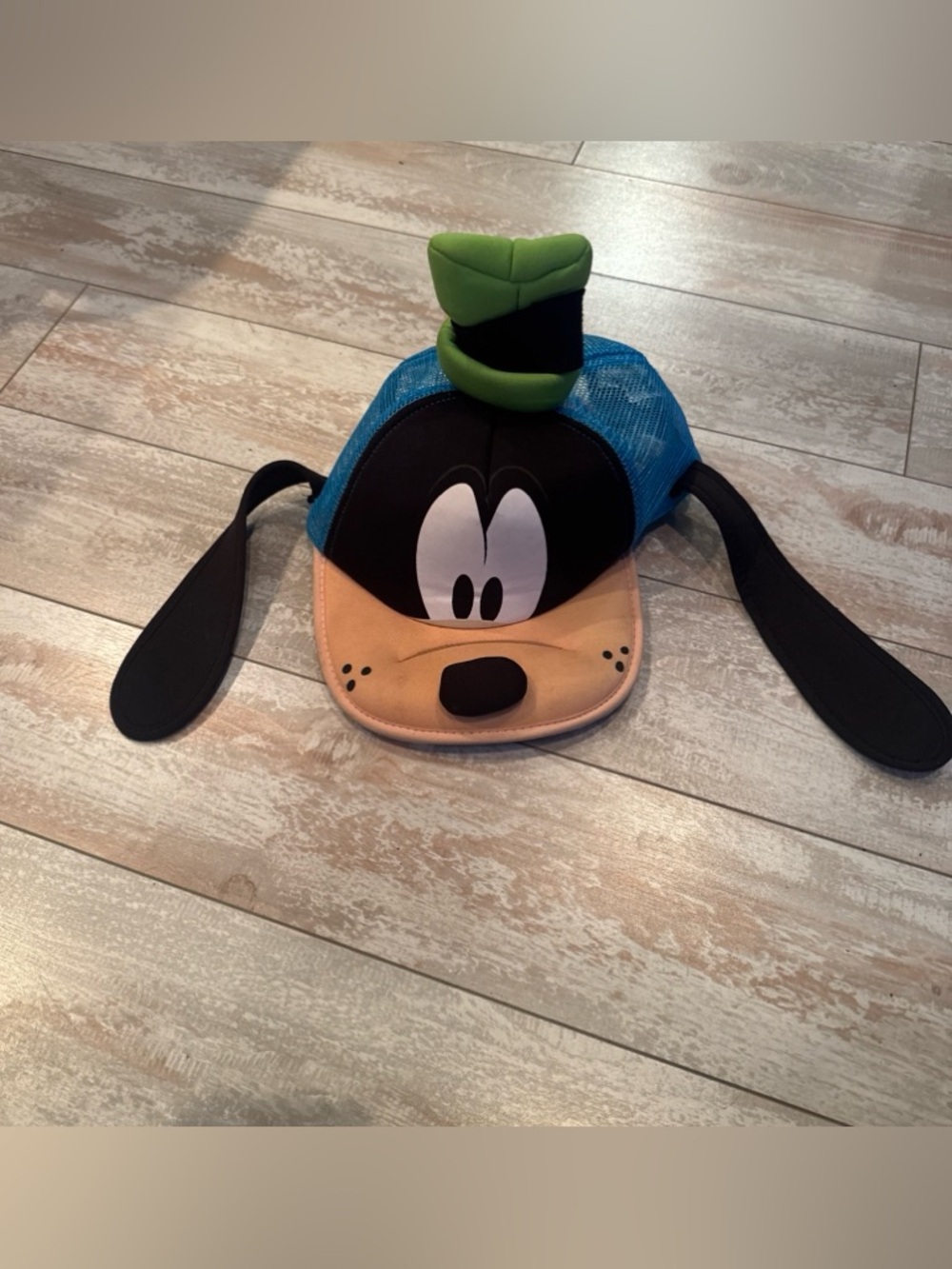Disney Parks Goofy Face Ears Mesh Foam Adult Baseball Cap Hat